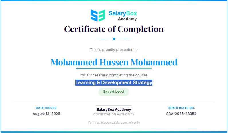 Learning & Development Strategy